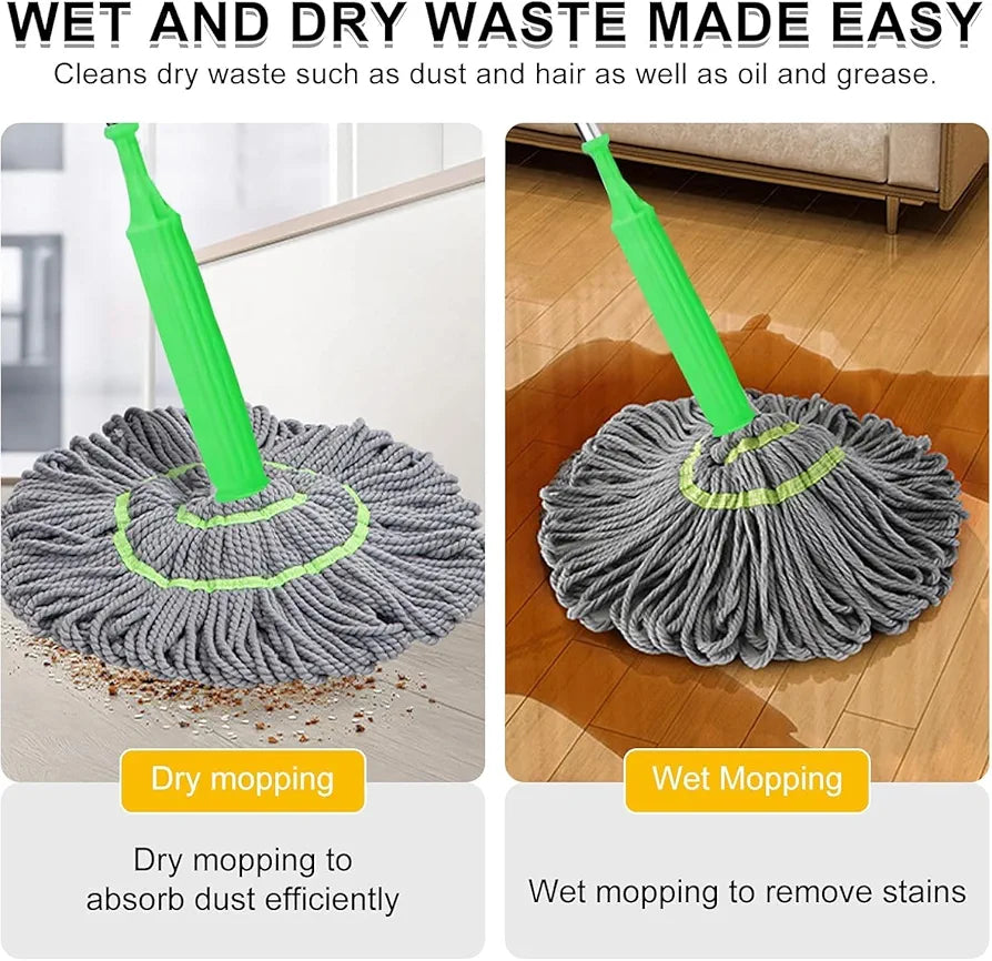 Self-twisting Water Rotating Mop