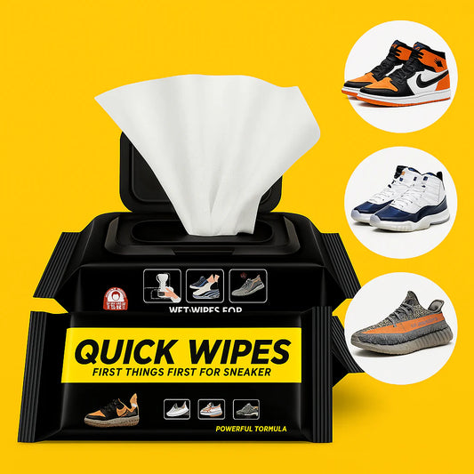 Natural Sneaker & Shoe Cleaner Wipes - 1 Pack of 80 piece